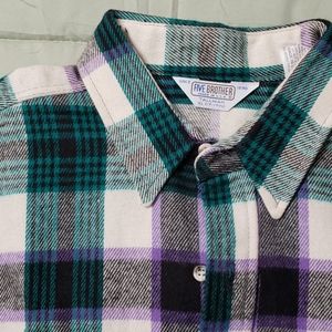 Men's Five Brother's plaid flannel shirt NWOT